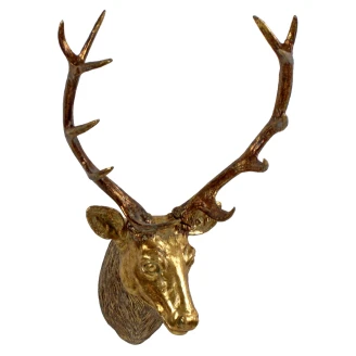 Werner Voss Väggdekorationfigur <strong>Deer</strong>  Guld
