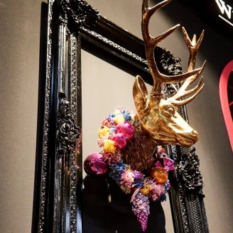 Werner Voss Väggdekorationfigur <strong>Deer</strong>  Guld