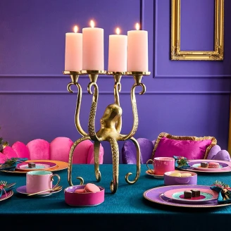 Werner Voss Ljusstakar <strong>Octopus</strong>  Guld