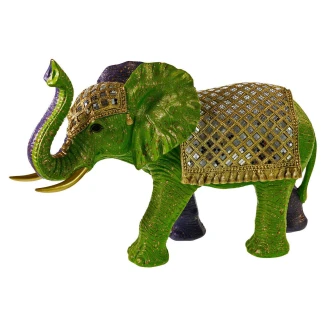 Werner Voss Dekorationsfigur <strong>Elephant</strong>  Grön, Violet