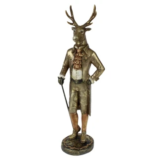 Werner Voss Dekorationsfigur <strong>Deer Mr. Edel</strong>  Guld, Brun