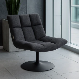 Dutchbone Loungefåtölj <strong>Bar</strong>  Mörkgrå