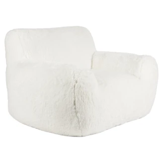 Bold Monkey Loungefåtölj <strong>Cuddle the Yeti</strong>  Vit
