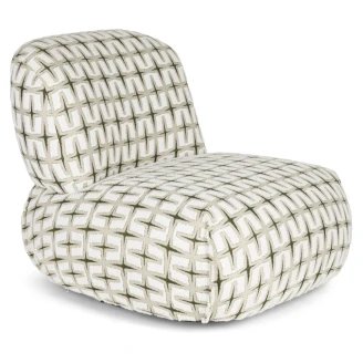 Bold Monkey Loungefåtölj <strong>Ritz</strong>  Grön, Beige