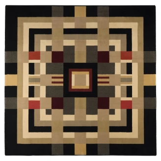 Bold Monkey Matta <strong>Urban Maze</strong>  Flerfärgad 160x160 cm