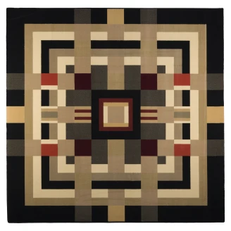 Bold Monkey Matta <strong>Urban Maze</strong>  Flerfärgad 200x200 cm