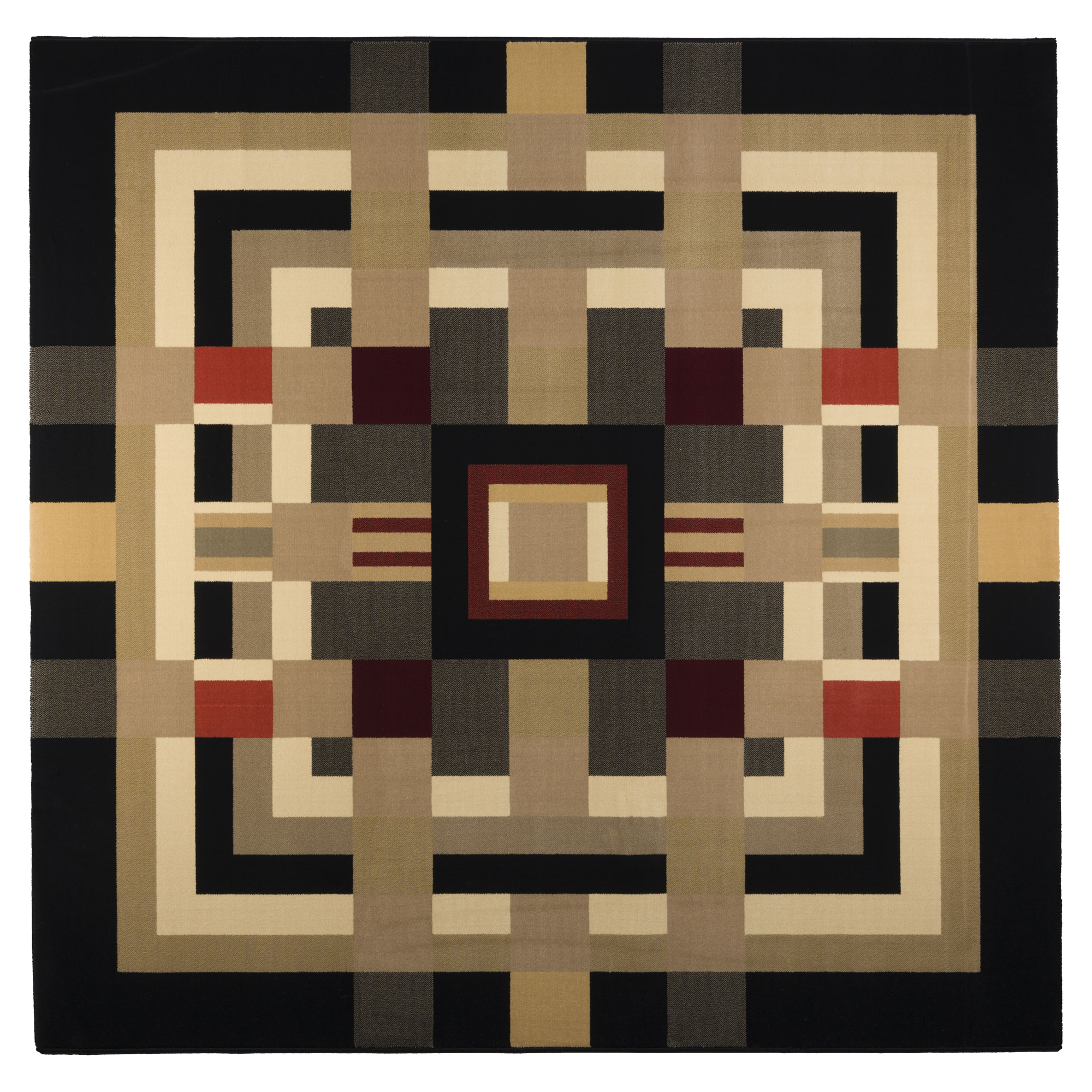 Bold Monkey Matta Urban Maze Flerfärgad 200x200 cm