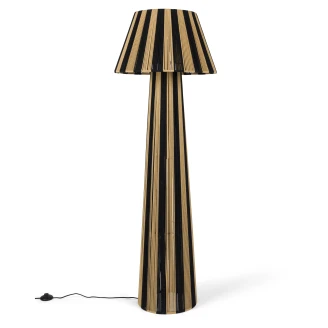 Bold Monkey Golvlampa <strong>Stripe it up</strong>  Svart, Beige