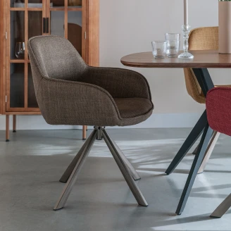 Stol med Armstöd <strong>Tavo</strong>  Brun