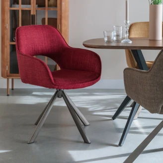 Stol med Armstöd <strong>Tavo</strong>  Röd