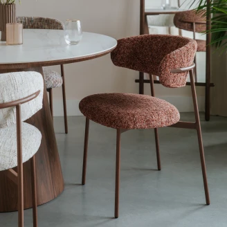 Stol <strong>Cleon</strong>  Röd, Brun