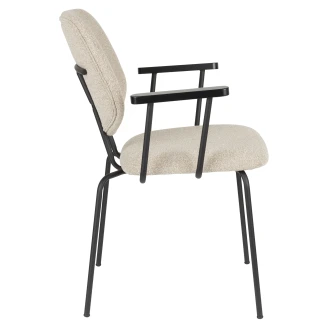 Stol med Armstöd <strong>Aven</strong>  Beige