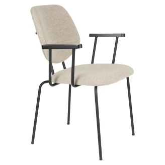 Stol med Armstöd <strong>Aven</strong>  Beige