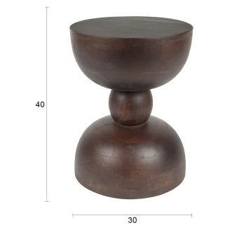 Sidobord <strong>Ivo</strong>  Brun Ø30 cm