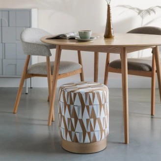 Sittpuff <strong>Pin</strong>  Brun, Beige