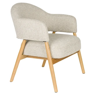 Loungefåtölj <strong>Inza</strong>  Ljusbrun