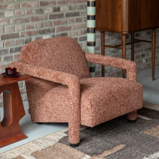 Dutchbone Loungefåtölj <strong>Kent</strong>  Мinröd