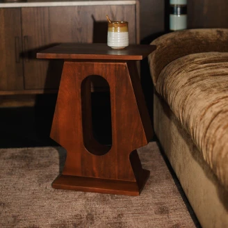 Dutchbone Sidobord <strong>Pilaster</strong>  Brun