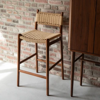 Dutchbone Barstol <strong>Cecile</strong>  Valnöt