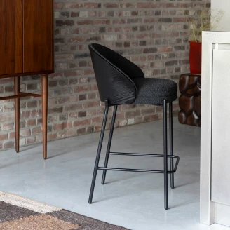 Dutchbone Barstol <strong>Rodin</strong>  Svart