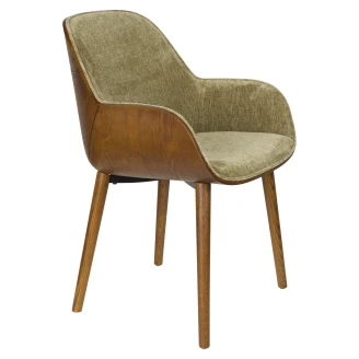 Dutchbone Stol med Armstöd <strong>Taylor</strong>  Grön