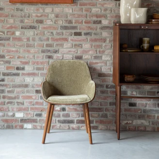 Dutchbone Stol med Armstöd <strong>Taylor</strong>  Grön