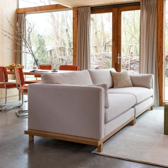 Zuiver Soffa 4,5-Sits <strong>Blossom Ny</strong>  Beige, Ek