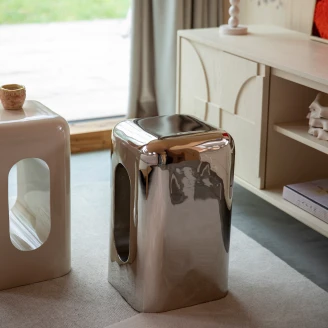 Zuiver Sidobord <strong>Creek</strong>  Krom