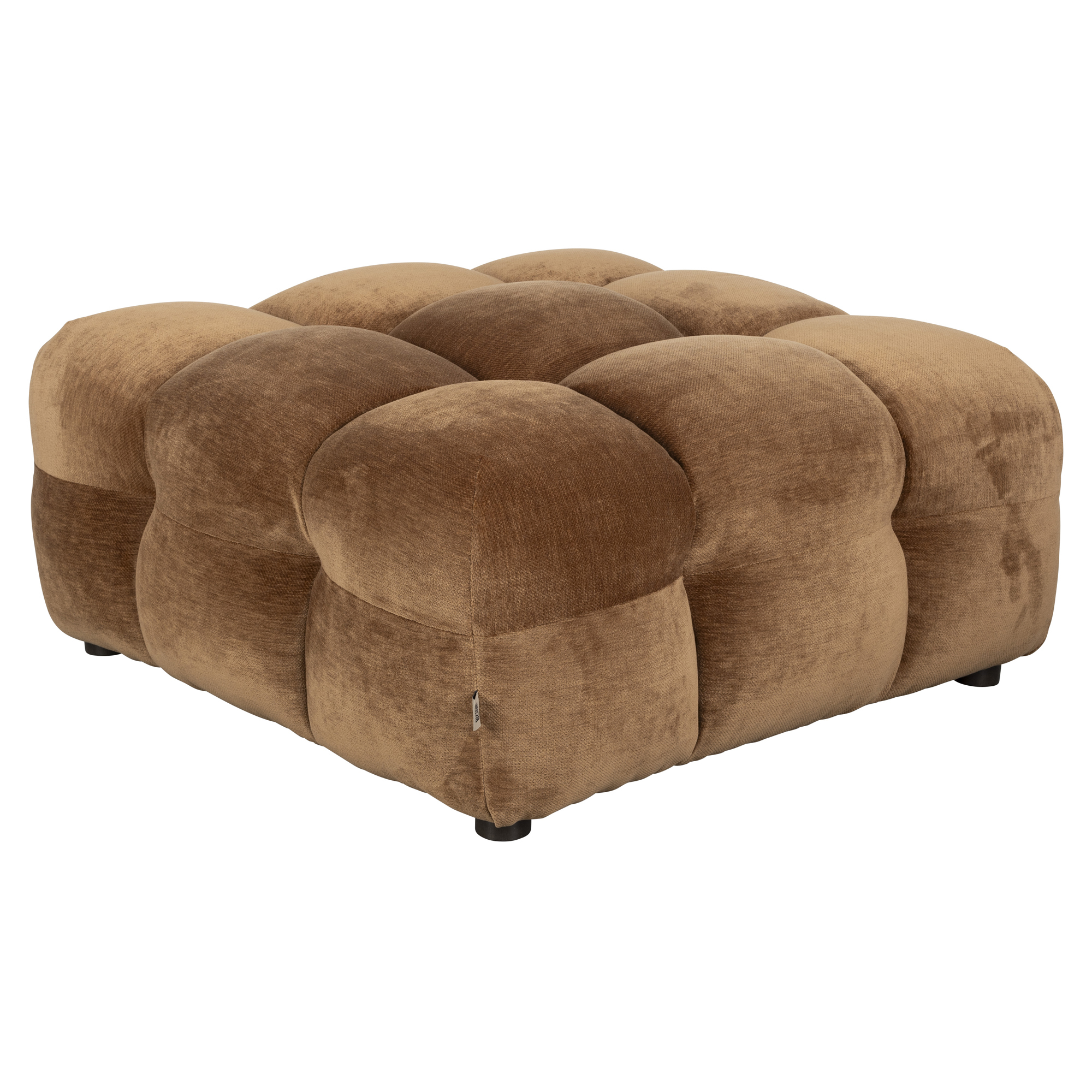 Dutchbone Sittpuff Hackman Ljusbrun Sammet