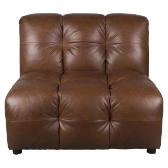 Dutchbone Soffa Element <strong>Hackman</strong>  Mörkbrun Läder