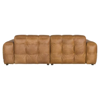 Dutchbone Soffa 3-Sits <strong>Hackman</strong>  Ljusbrun Läder