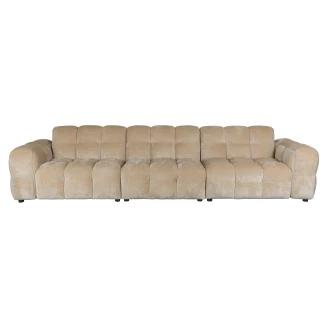 Dutchbone Soffa 4,5-Sits <strong>Hackman</strong>  Beige Sammet