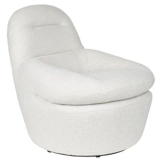 Loungefåtölj <strong>Waro</strong>  Vit