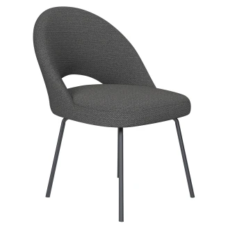 Stol med Metallben <strong>Olan</strong>  Grå