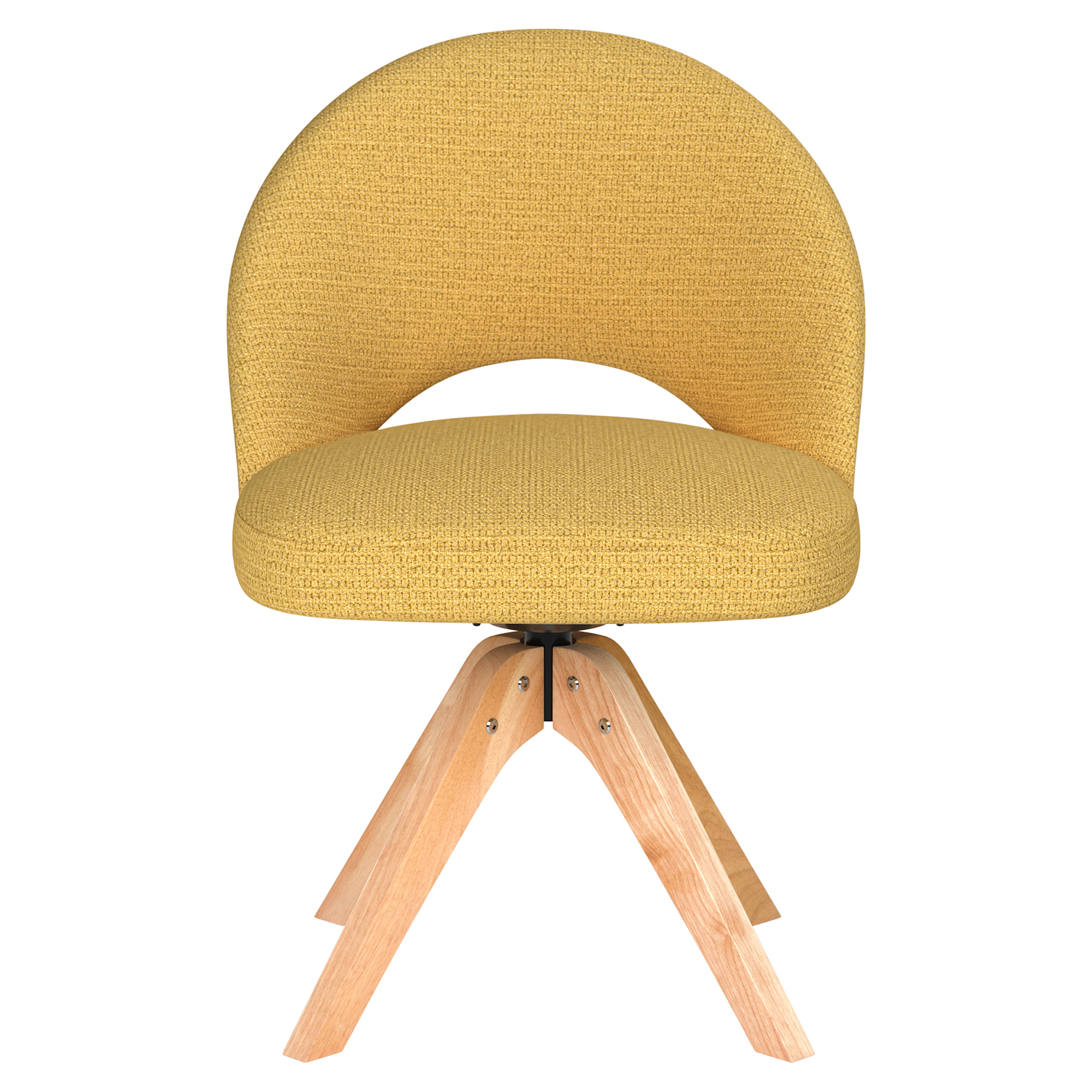 Stol med Träben Olan Ockra