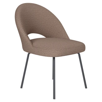 Stol med Metallben <strong>Olan</strong>  Taupe