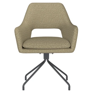 Stol med Armstöd & Spiderben <strong>Tiven</strong>  Grön