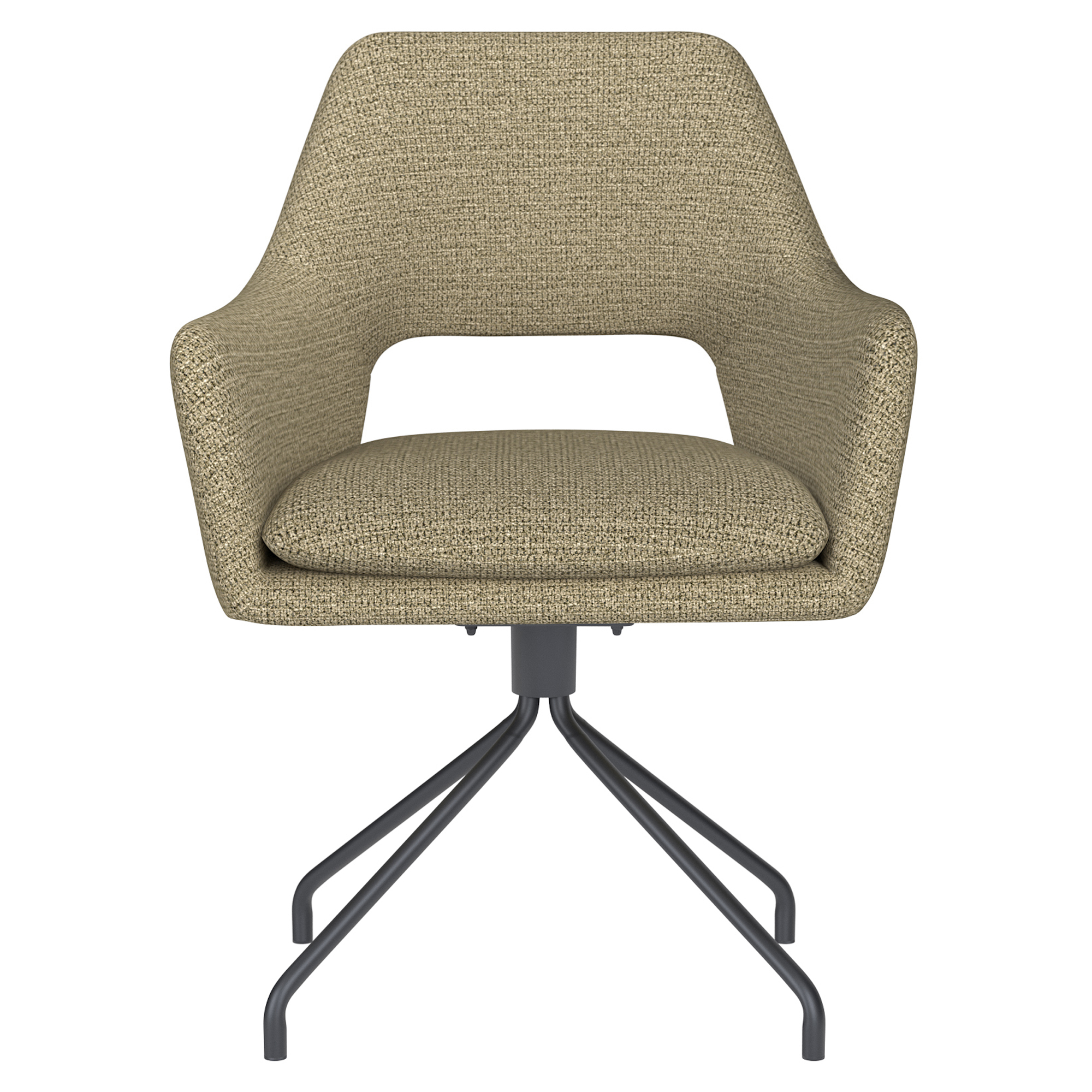 Stol med Armstöd & Spiderben Tiven Grön