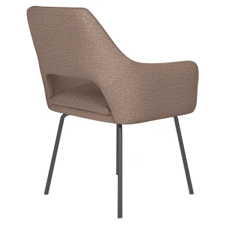 Stol med Armstöd & Metallben <strong>Tiven</strong>  Taupe
