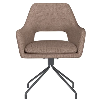 Stol med Armstöd & Spiderben <strong>Tiven</strong>  Taupe