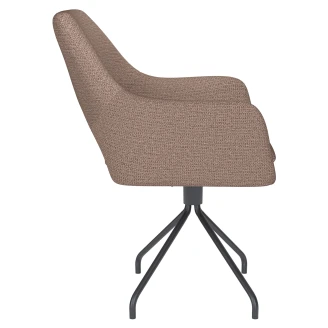 Stol med Armstöd & Spiderben <strong>Tiven</strong>  Taupe