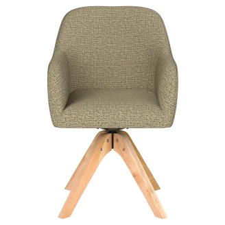 Stol med Armstöd & Träben <strong>Ruen</strong>  Grön