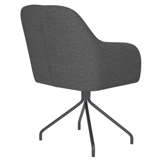 Stol med Armstöd & Spiderben <strong>Ruen</strong>  Grå
