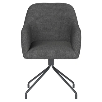 Stol med Armstöd & Spiderben <strong>Ruen</strong>  Grå