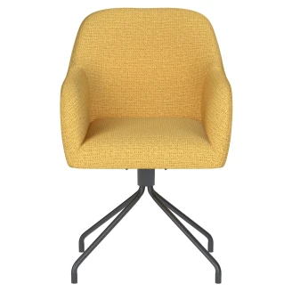 Stol med Armstöd & Spiderben <strong>Ruen</strong>  Ockra