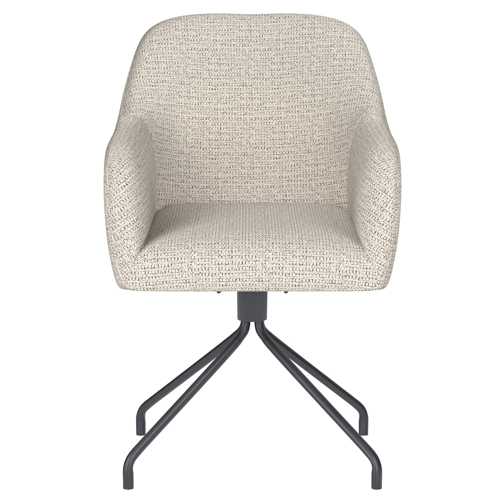 Stol med Armstöd & Spiderben Ruen Vit