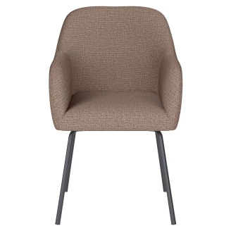 Stol med Armstöd & Metallben <strong>Ruen</strong>  Taupe