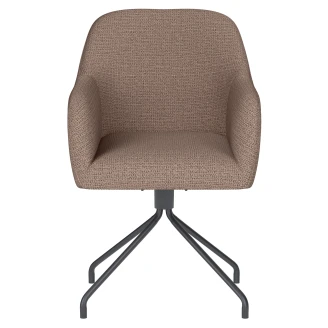 Stol med Armstöd & Spiderben <strong>Ruen</strong>  Taupe