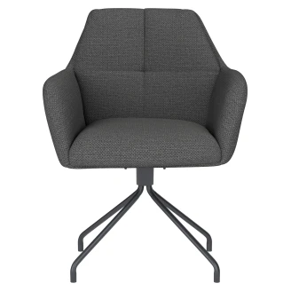 Stol med Armstöd & Spiderben <strong>Iven</strong>  Grå