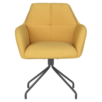 Stol med Armstöd & Spiderben <strong>Iven</strong>  Ockra